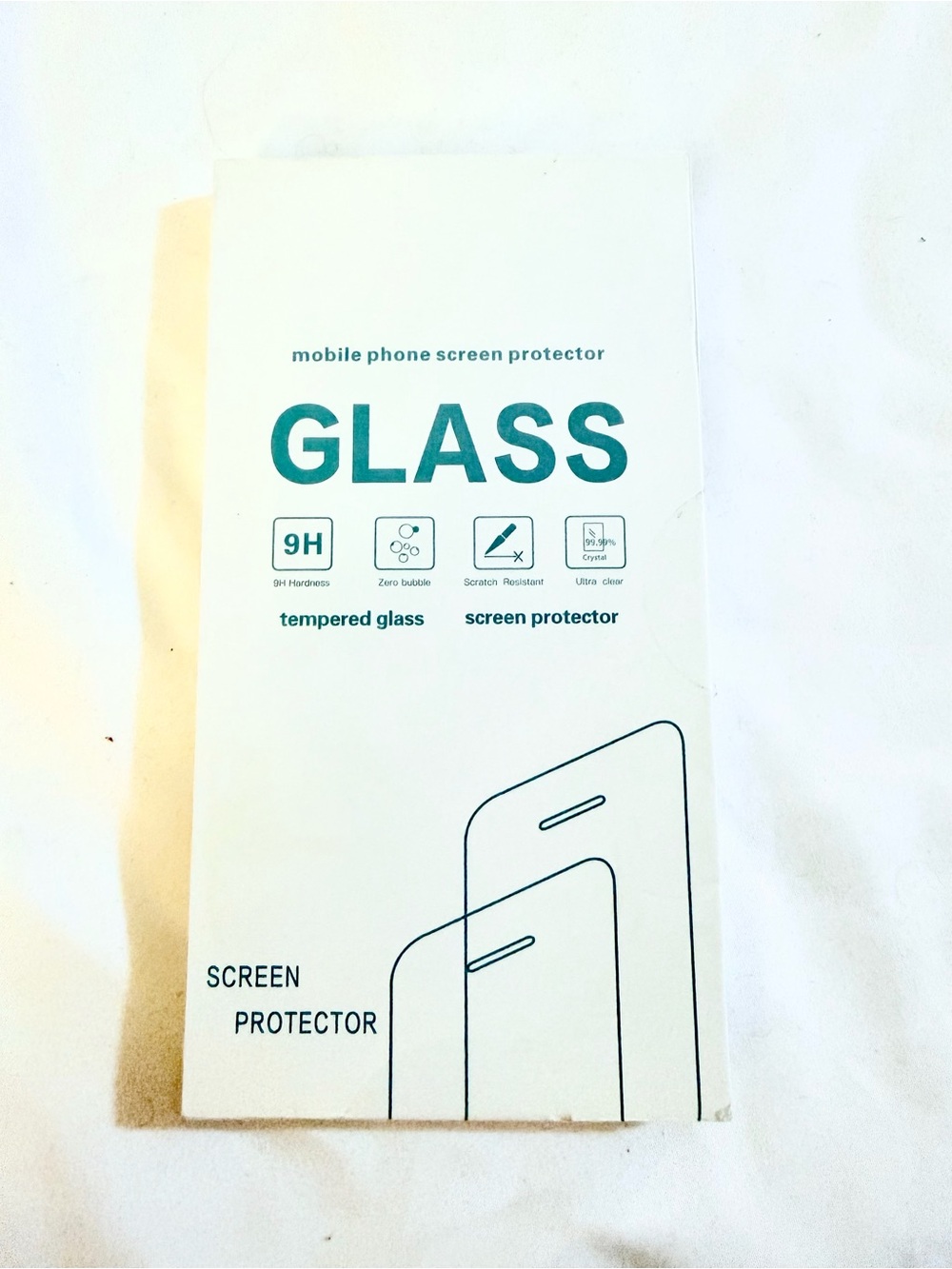 Pehael Tempered Glass Screen Protector Pack of 2 for iPhone 6.7”